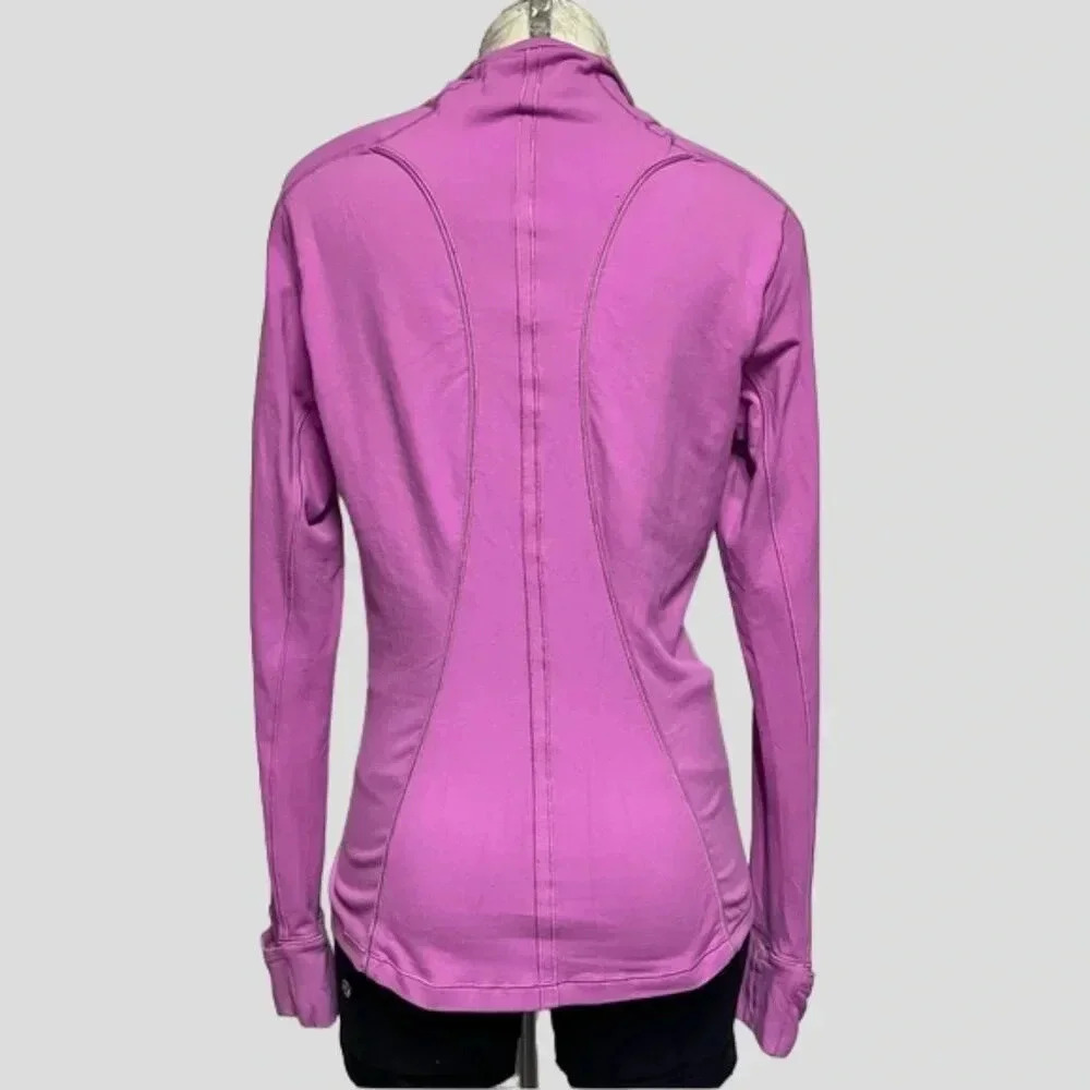 Lululemon Run Briskly 1/2 Zip Athletic Activewear Magenta Glow Jacket - Picture 7 of 16